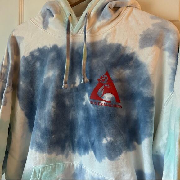Deus ex Machina Flex Hoodie Blue size large - Picture 4 of 7